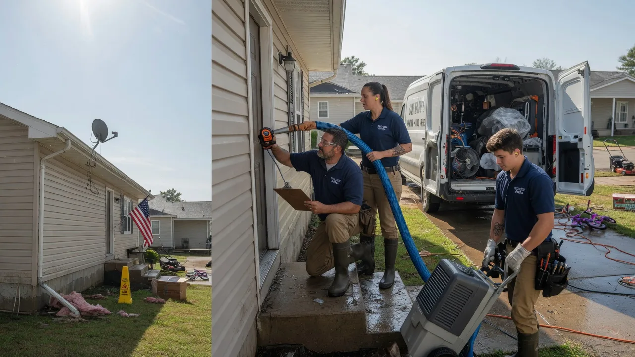 Ceiling Water Damage Restoration in Tryon, NC near me